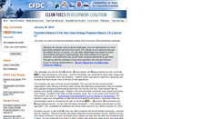 Desktop Screenshot of blog.cleanfuelsdc.org