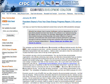 Tablet Screenshot of blog.cleanfuelsdc.org