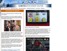 Tablet Screenshot of cleanfuelsdc.org